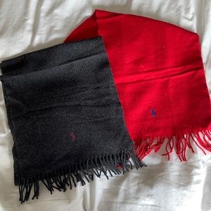 2 WOOL SCARVES